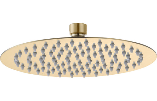 Seren 250mm Round Ultraslim Showerhead - Brushed Brass
