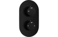 Seren Round Shower Valve & Kit Pack 2 - Matt Black
