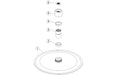 Seren 200mm Round Ultraslim Showerhead - Brushed Bronze