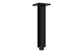 Eclipse 180mm Square Ceiling Arm - Matt Black