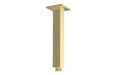 Eclipse 180mm Square Ceiling Arm - Brushed Brass