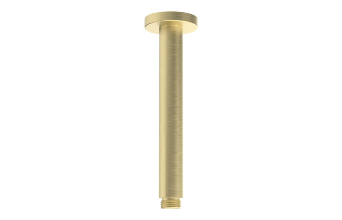 Seren 180mm Round Ceiling Arm - Brushed Brass