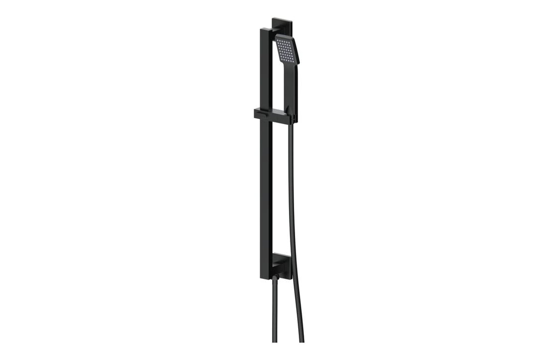 Eclipse Square Riser Rail Kit w/Elbow & Handset - Matt Black