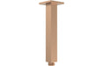 Eclipse 180mm Square Ceiling Arm - Brushed Bronze