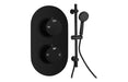 Seren Round Shower Valve & Kit Pack 2 - Matt Black
