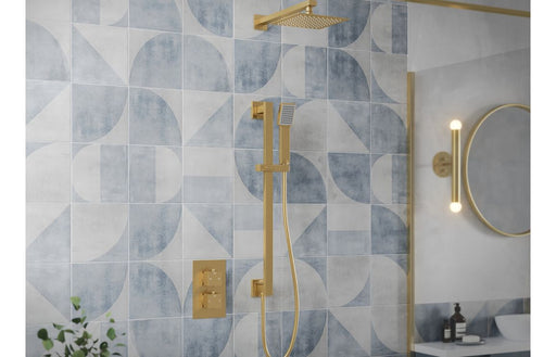 Eclipse Square Shower Valve & Kit Pack 3 - Brushed Brass