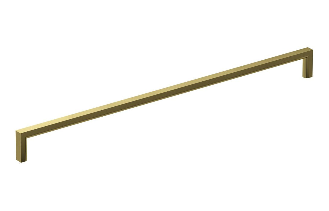 330mm Slim D-Shape Handle - Brushed Brass