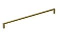 330mm Slim D-Shape Handle - Brushed Brass