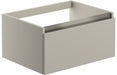 Milano 600mm 1 Drawer Wall Hung Basin Unit (No Top) - Matt Latte