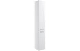 Verona 350mm Floor Standing 2 Door Tall Unit - White Gloss