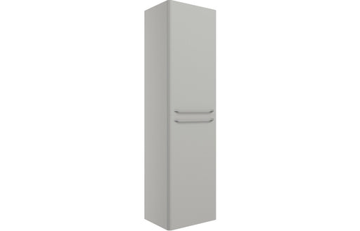 Deco 454mm Wall Hung 2 Door Tall Unit - Grey Gloss