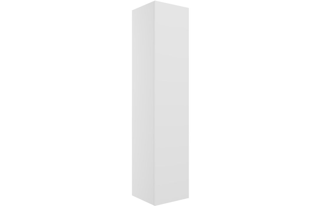 Accent 350mm Wall Hung 1 Door Tall Unit - Matt White