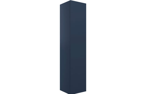 Accent 350mm Wall Hung 1 Door Tall Unit - Matt Deep Blue
