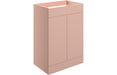 Accent 590mm Floor Standing 2 Door Basin Unit (No Top) - Matt Antique Rose