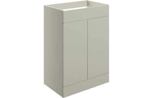 Accent 590mm Floor Standing 2 Door Basin Unit (No Top) - Matt Latte