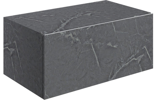 Origin 800mm Wall Hung Storage Drawer - Grey Marble
