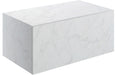 Origin 800mm Wall Hung Storage Drawer - White Marble