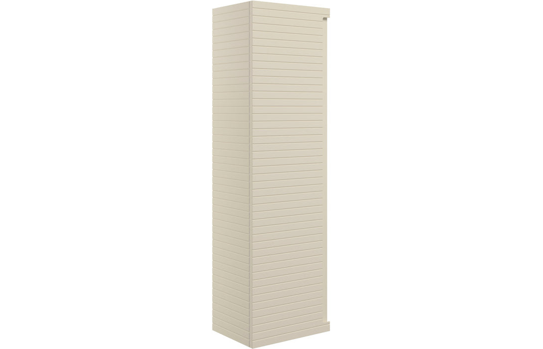 Parallel 350mm Wall Hung 1 Door Tall Unit - Matt Cotton