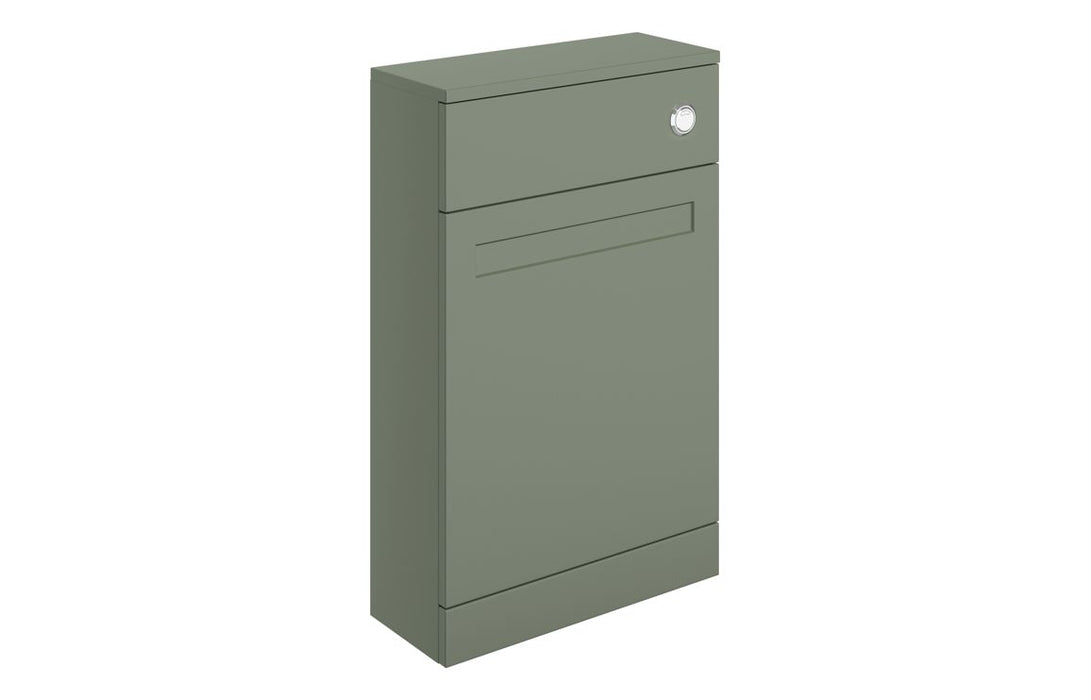 Windsor 500mm Floor Standing WC Unit - Matt Reed Green