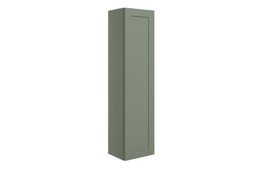 Windsor 300mm Wall Hung 1 Door Tall Unit - Matt Reed Green
