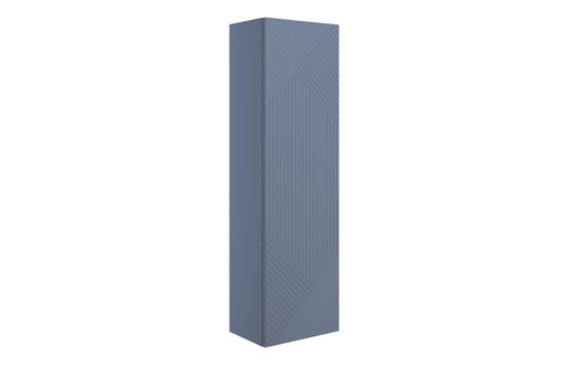 Vario 350mm Wall Hung 1 Door Tall Unit - Matt Smoke Blue