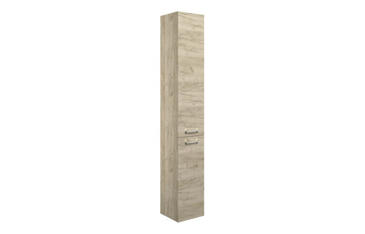 Verona 350mm Floor Standing 2 Door Tall Unit - Oak