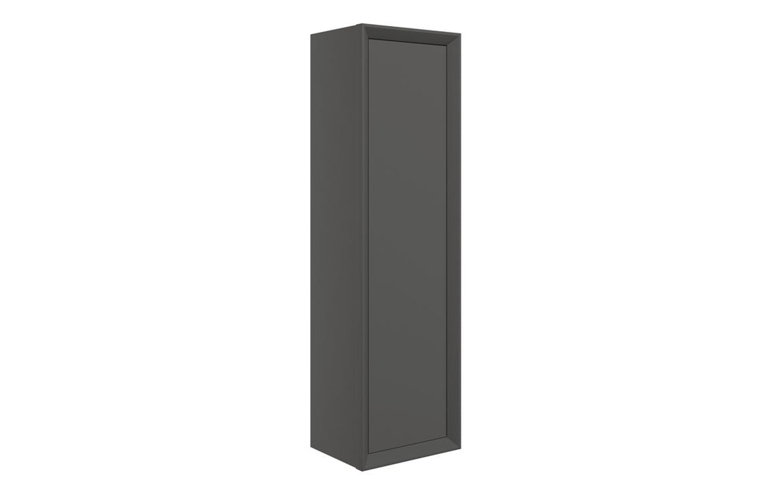 Impel 345mm Wall Hung 1 Door Tall Unit - Matt Clay