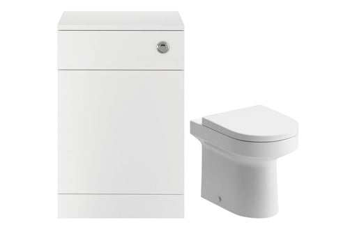 Scena 500mm WC Unit & BTW Pan Pack - White Gloss