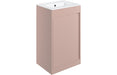 Terra 510mm Floor Standing Unit Inc. Basin - Matt Antique Rose