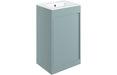 Terra 510mm Floor Standing Unit Inc. Basin - Matt Sea Green