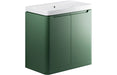 Lavena 805mm 2 Door Floor Standing Basin Unit - Matt Sage Green