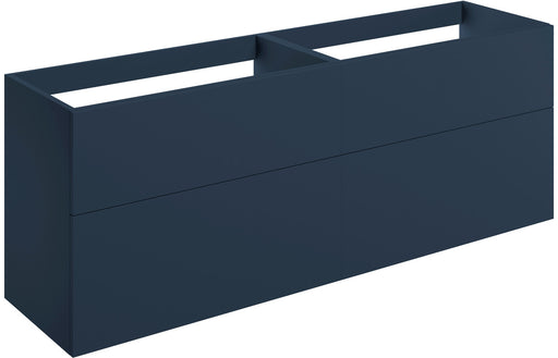 Accent 1180mm Wall Hung 4 Drawer Basin Unit (No Top) - Matt Deep Blue