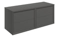 Impel 1200mm Wall Hung 4 Drawer Basin Unit Run & Top - Matt Clay