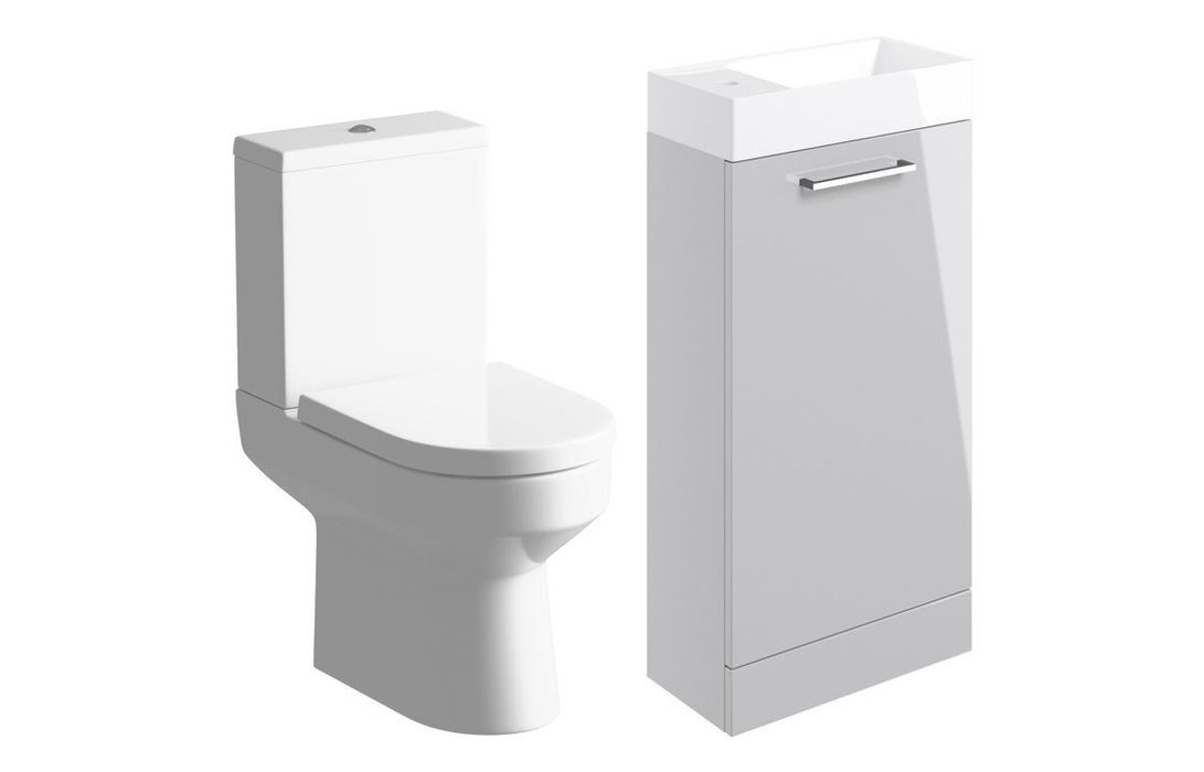 Pulse 410mm F/S Basin Unit & C/C Toilet Pack