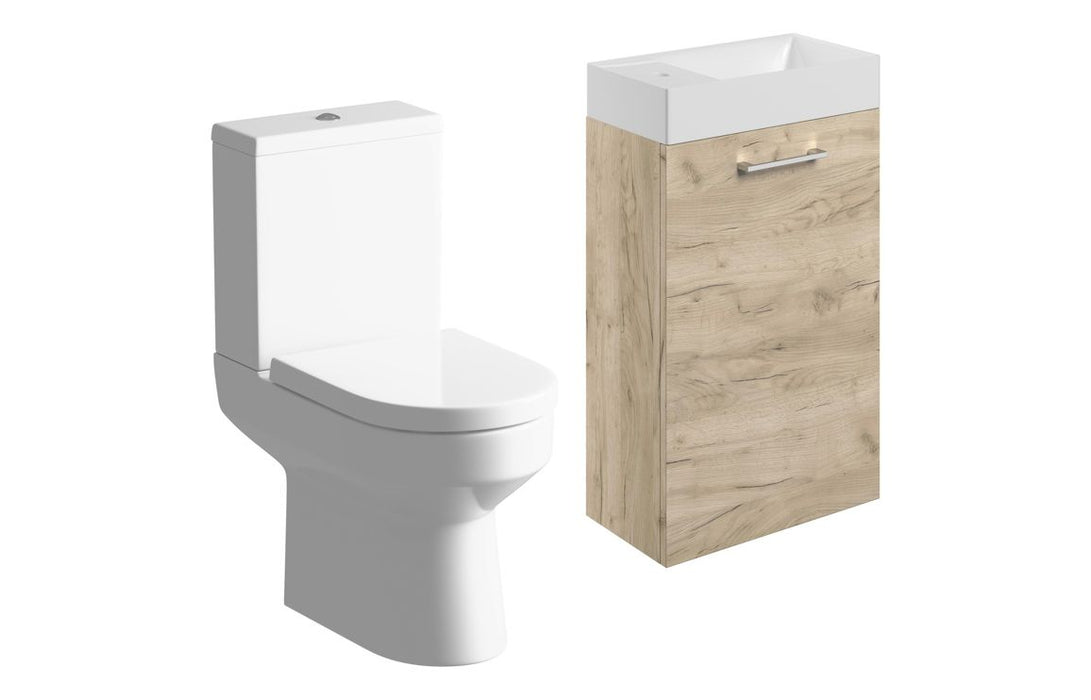 Pulse 410mm W/H Basin Unit & C/C Toilet Pack