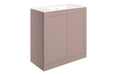 Windsor 815mm Floor Standing 2 Door Basin Unit & Basin - Matt Peony