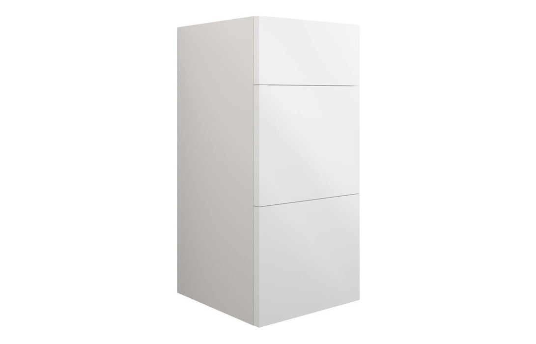 Eton 300mm Standard 3 Drawer Unit - White Gloss