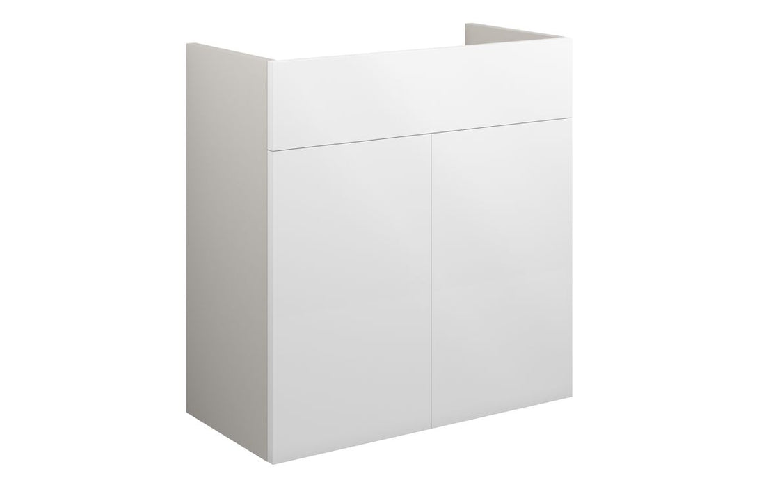 Eton 600mm Standard Basin Unit - White Gloss