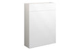 Eton 600mm Slim WC Unit - White Gloss