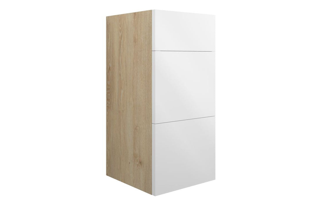 Eton 300mm Standard 3 Drawer Unit - White Gloss
