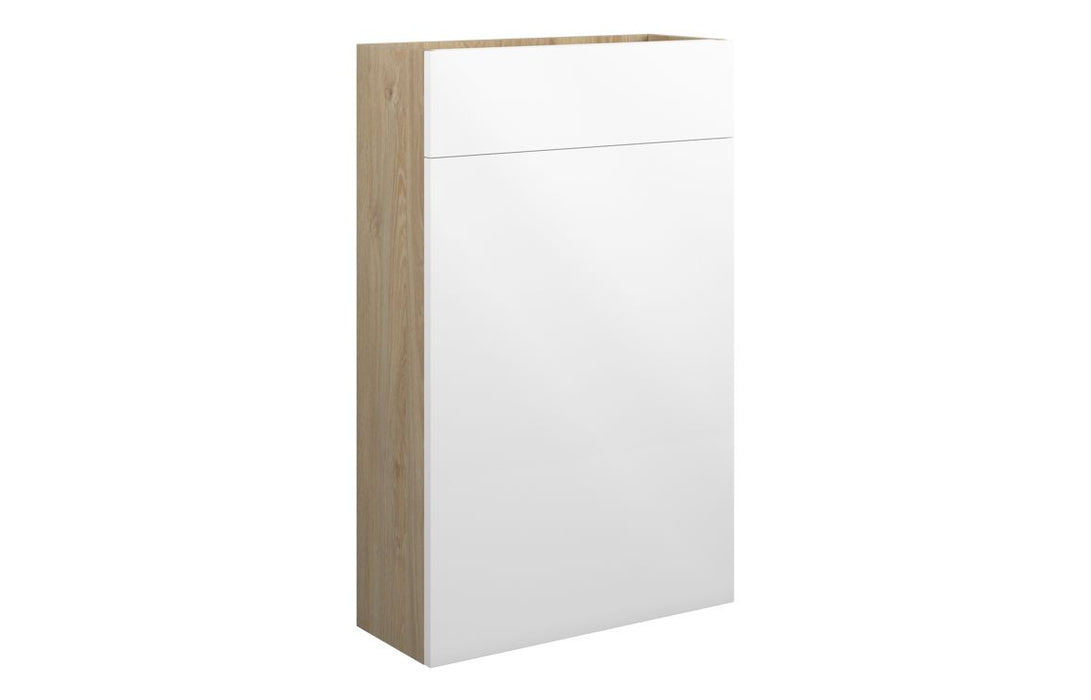 Eton 500mm Slim WC Unit - White Gloss