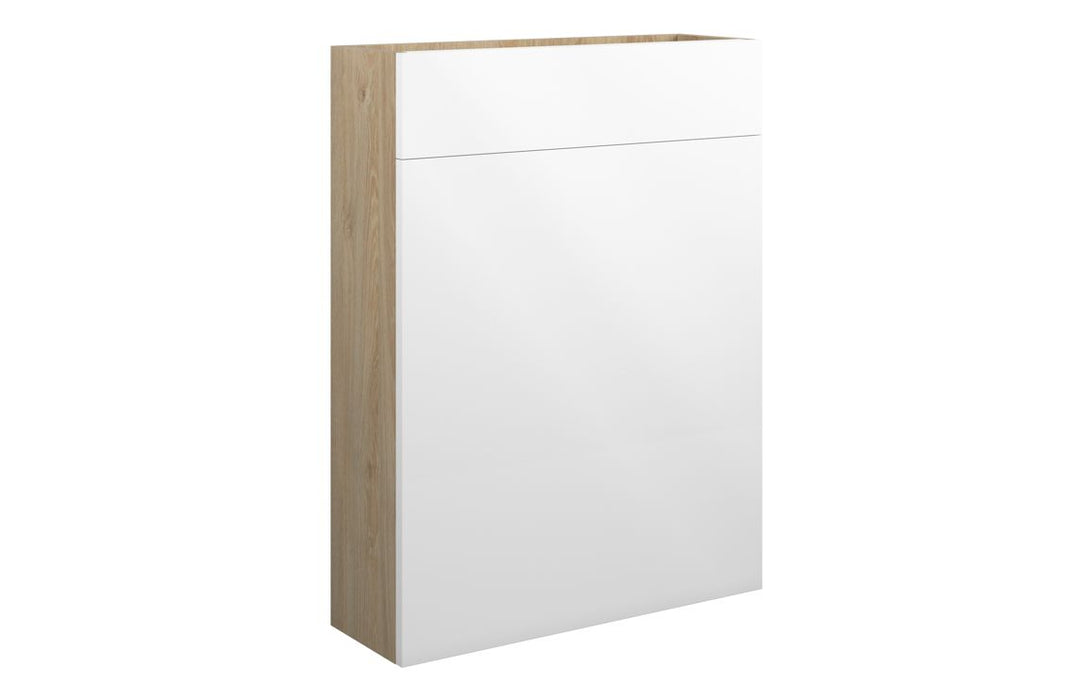 Eton 600mm Slim WC Unit - White Gloss