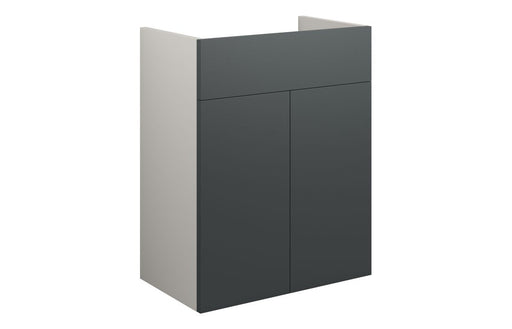 Eton 500mm Standard Basin Unit - Matt Graphite Grey