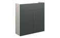 Eton 600mm Slim Basin Unit - Matt Graphite Grey