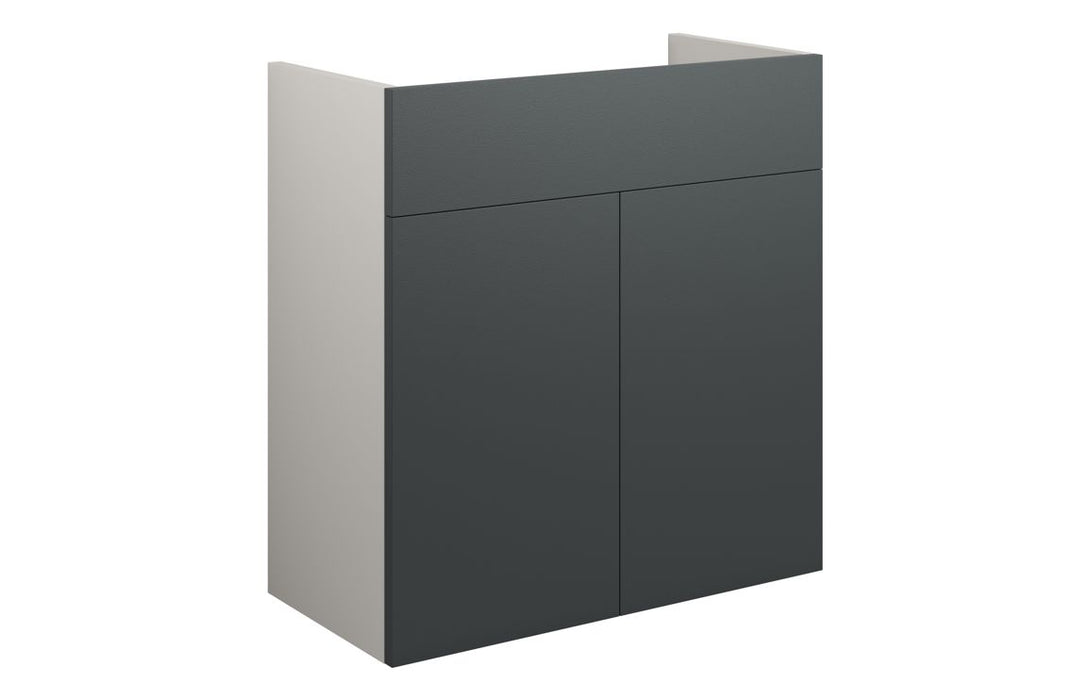 Eton 600mm Standard Basin Unit - Matt Graphite Grey