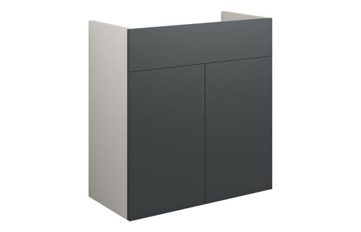 Eton 600mm Standard Basin Unit - Matt Graphite Grey