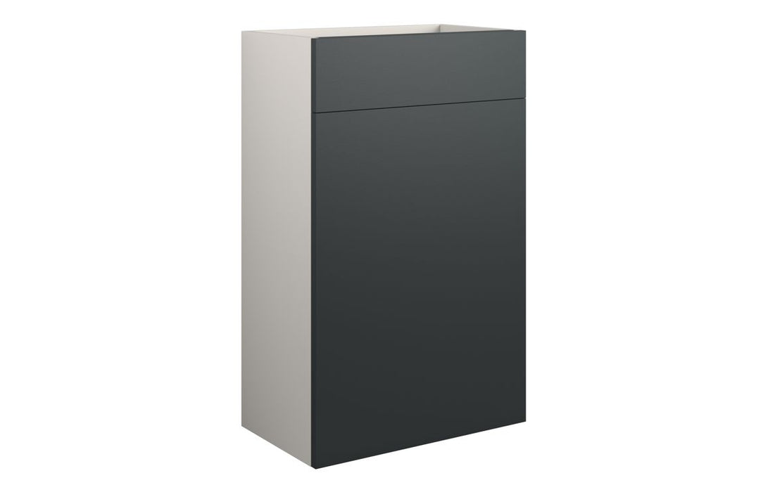 Eton 500mm Standard WC Unit - Matt Graphite Grey