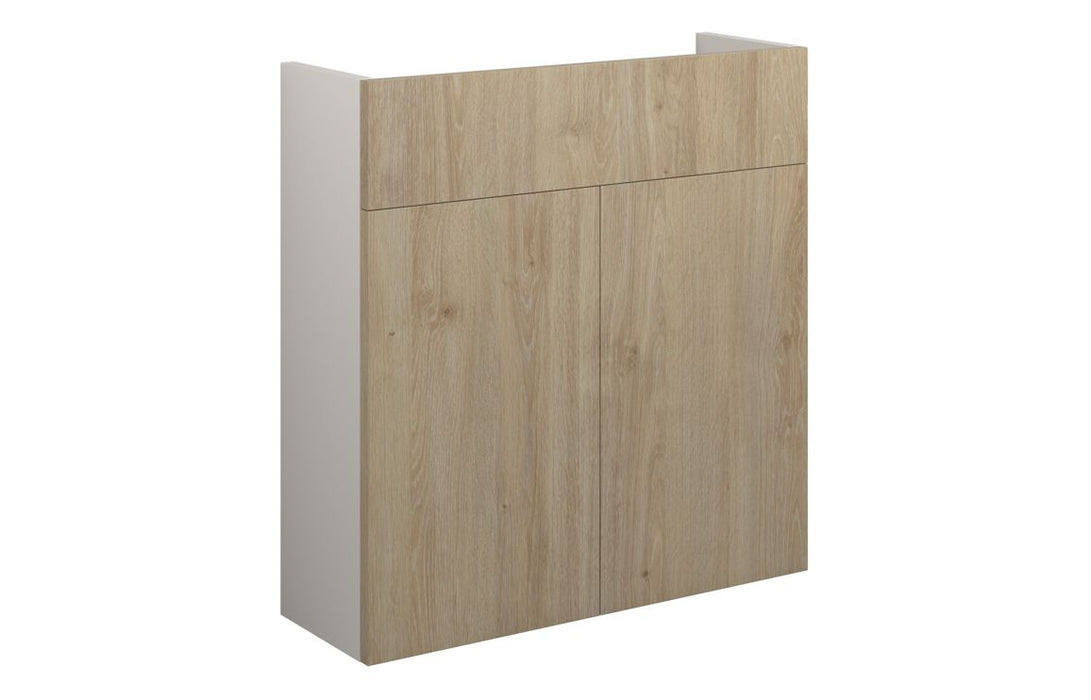 Eton 600mm Slim Basin Unit - Havana Oak