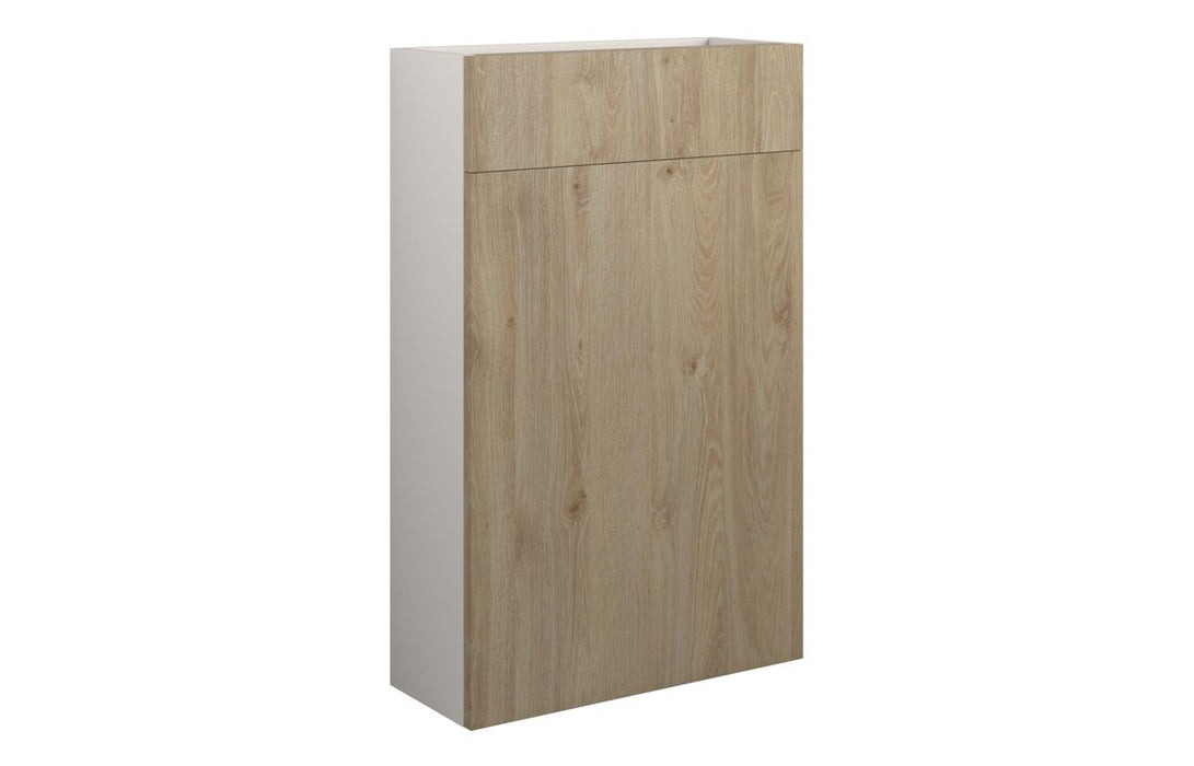 Eton 500mm Slim WC Unit - Havana Oak