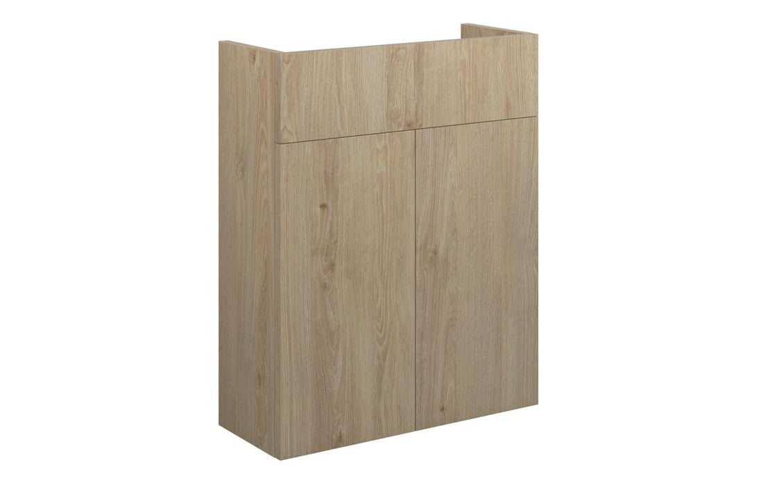 Eton 500mm Slim Basin Unit - Havana Oak